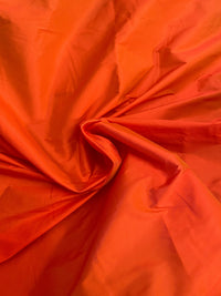 NEW Lady Augustina - Natural Fiber “Faux Silk Taffeta” in Electric Red with Yellow Iridescence - Viscose Fabric - Fancy Styles Fabric Pierre Frey Lee Jofa Brunschwig & Fils