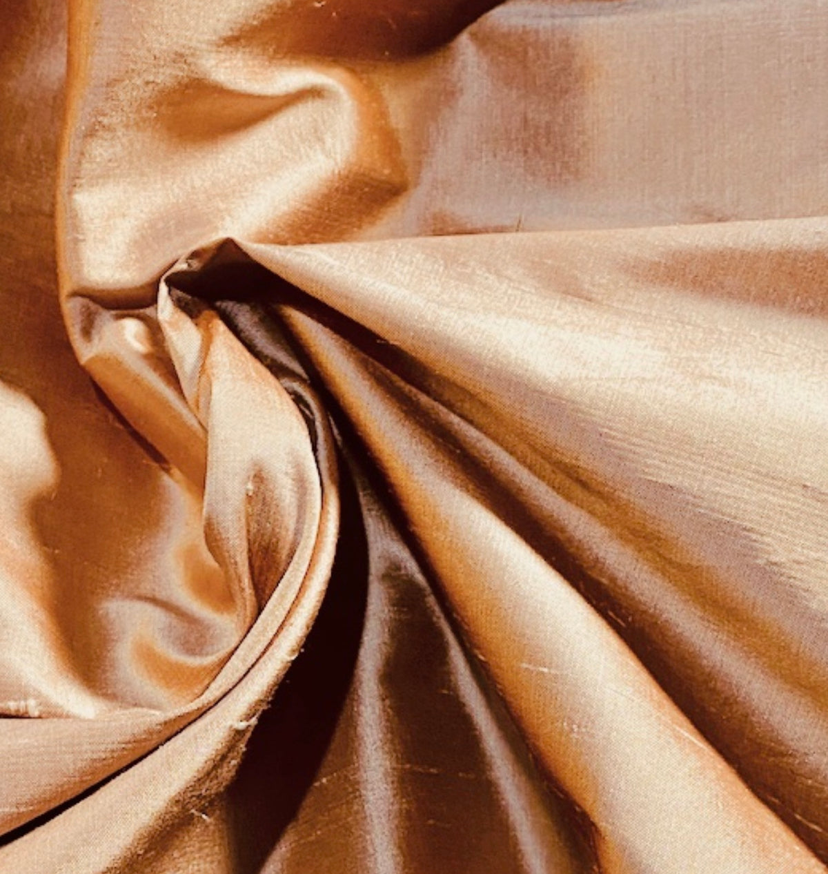NEW Duchess Mable Designer 100% Silk Dupioni Fabric Solid Ultra Icy Pumpkin Orange - Fancy Styles Fabric Pierre Frey Lee Jofa Brunschwig & Fils