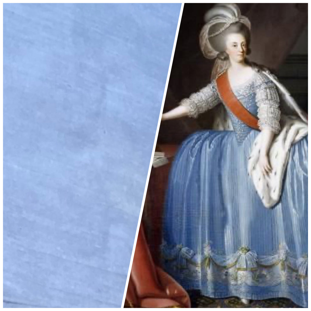 Duchess Mable 100% Silk Dupioni - Light Blue - Fancy Styles Fabric Pierre Frey Lee Jofa Brunschwig & Fils