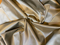 NEW Lady Lisa Designer 100% Silk Taffeta Fabric Solid Old Gold - Fancy Styles Fabric Pierre Frey Lee Jofa Brunschwig & Fils