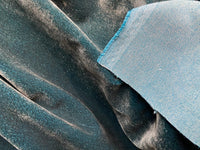 NEW! Prince Hudson- 100% Mohair Upholstery Velvet Fabric - Iridescent Teal - Fancy Styles Fabric Pierre Frey Lee Jofa Brunschwig & Fils
