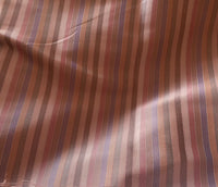 NEW Duchess Roxanne 100% Silk Taffeta - Rose Gold Stripes SB_1_57 - Fancy Styles Fabric Pierre Frey Lee Jofa Brunschwig & Fils