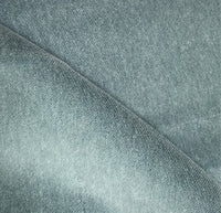NEW! Princess Piama - Made in England- Soft Solid Cotton Blend Velvet Fabric in Icy Peacock - Fancy Styles Fabric Pierre Frey Lee Jofa Brunschwig & Fils