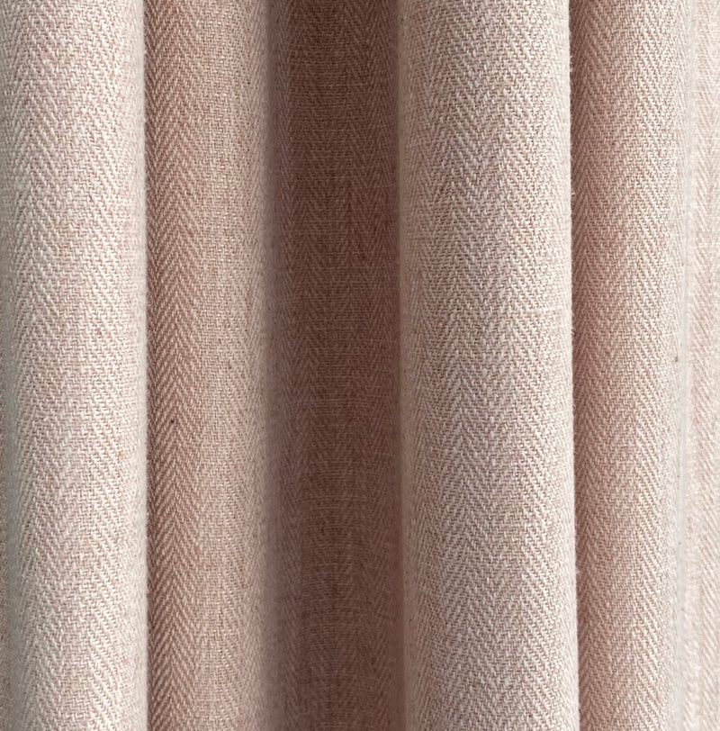 NEW Countess Quant Herringbone Chevron Upholstery & Drapery Tweed Fabric - Pink - Fancy Styles Fabric Pierre Frey Lee Jofa Brunschwig & Fils
