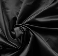 NEW Queen Ester 100% Cotton Sateen Fabric in Black - Fancy Styles Fabric Pierre Frey Lee Jofa Brunschwig & Fils