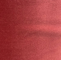 NEW! Prince Oliver - Designer 100% Cotton Made In Belgium Upholstery Velvet Fabric - Muted Red - Fancy Styles Fabric Pierre Frey Lee Jofa Brunschwig & Fils