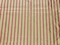NEW! Lady Danica 100% Silk Taffeta 1/2” Striped Fabric - Pink - Fancy Styles Fabric Pierre Frey Lee Jofa Brunschwig & Fils