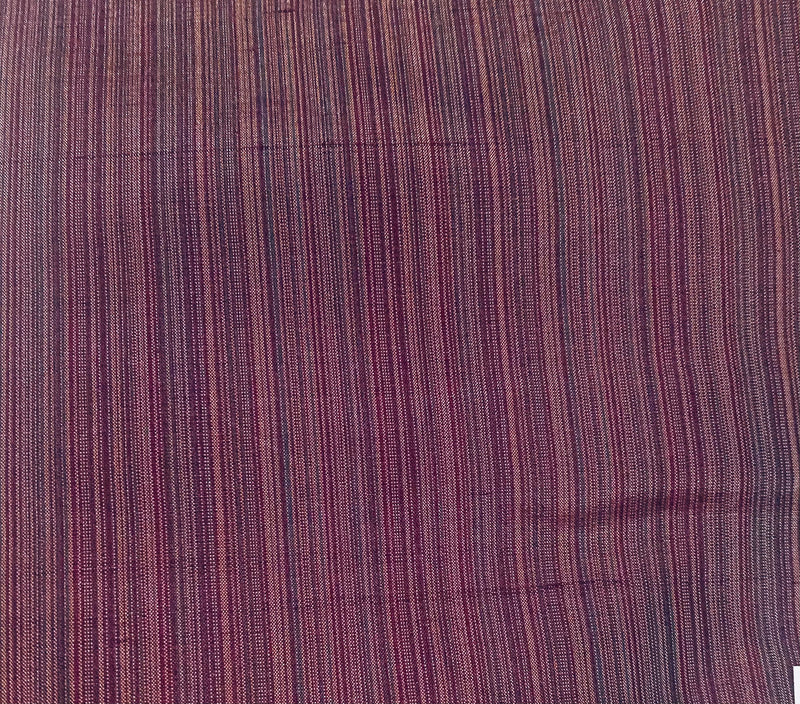 NEW! Lady Bridgette 100% Silk Dupioni Fabric- Burgundy Purple Stripes SB_1_36