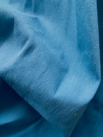 NEW Prince Jericho 100% Raw Silk Fabric - Solid Cornflower Blue