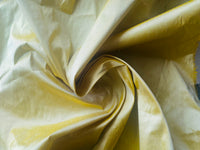 NEW Duchess Mable Designer 100% Silk Dupioni Ultra Icy Pastel Yellow Fabric - Fancy Styles Fabric Pierre Frey Lee Jofa Brunschwig & Fils