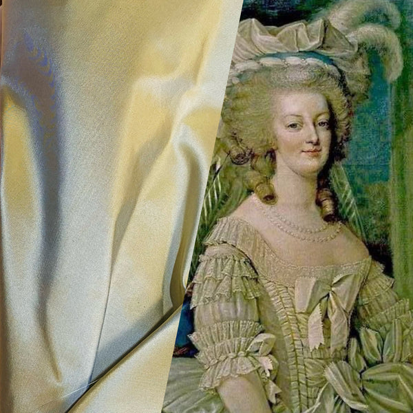 NEW Lady Lisa 100% Silk Taffeta Fabric - Solid Aqua with Yellow Iridescence - Fancy Styles Fabric Pierre Frey Lee Jofa Brunschwig & Fils