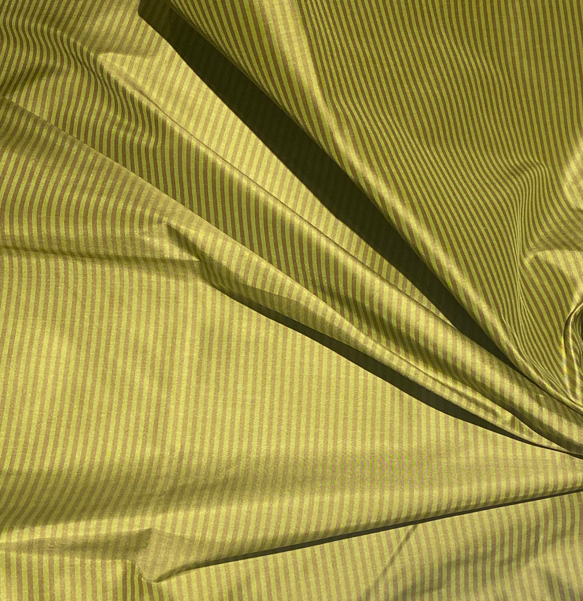 NEW Lady Bernadette 100% Silk Taffeta Fabric with Burgundy Red and Leaf Green Stripes SB_8_48 - Fancy Styles Fabric Pierre Frey Lee Jofa Brunschwig & Fils