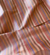 NEW Duchess Roxanne 100% Silk Taffeta - Rose Gold Stripes SB_1_57 - Fancy Styles Fabric Pierre Frey Lee Jofa Brunschwig & Fils