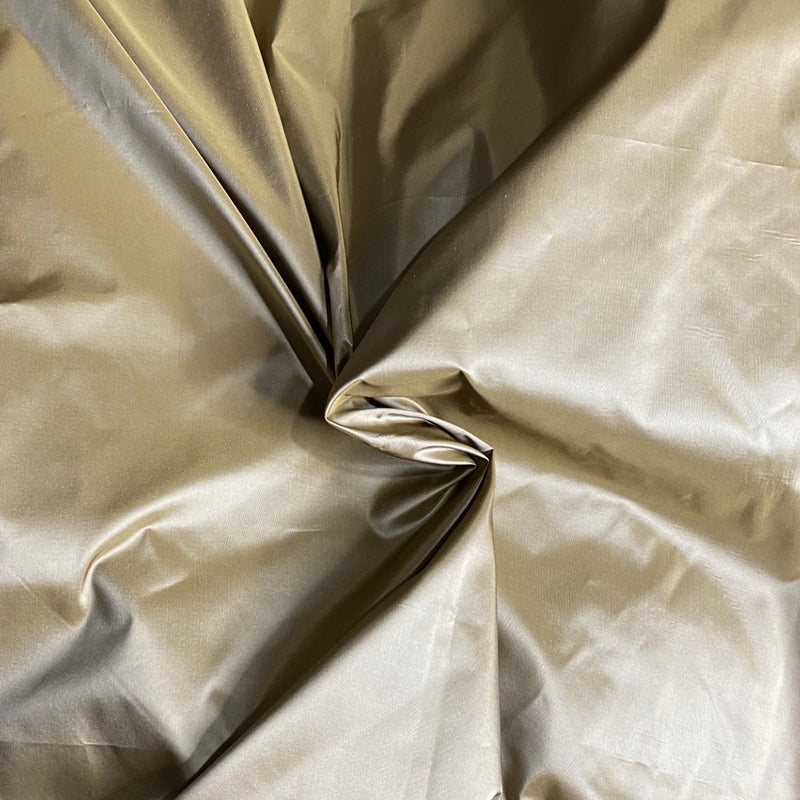 NEW Lady Lisa Designer 100% Silk Taffeta Fabric Solid Light Old Gold - Fancy Styles Fabric Pierre Frey Lee Jofa Brunschwig & Fils
