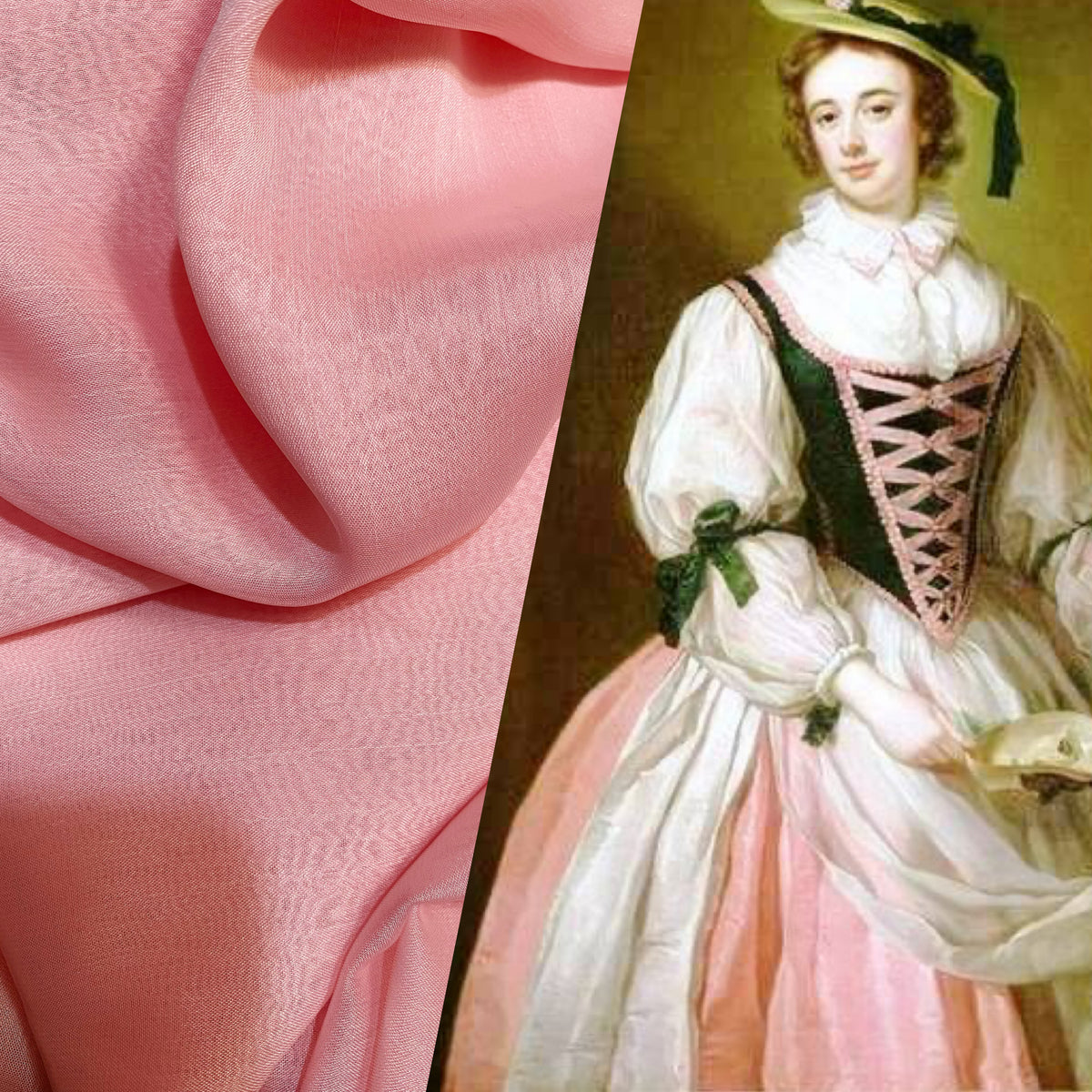 NEW Duchess Deseray Silk & Poly Chiffon Sheer Fabric - Bubblegum Pink - Fancy Styles Fabric Pierre Frey Lee Jofa Brunschwig & Fils