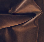NEW! Prince Oliver - Designer 100% Cotton Made In Belgium Upholstery Velvet Fabric - Chocolate Brown