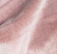 NEW! Princess Piama - Made in England- Soft Solid Cotton Blend Velvet Fabric in Icy Mauve - Fancy Styles Fabric Pierre Frey Lee Jofa Brunschwig & Fils