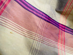 NEW Lady Pladia Designer 100% Silk Dupioni Plaid Tartan Fabric