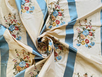 NEW! Lady Lauren Novelty 100% Silk Taffeta Embroidered Fabric - Made in India- Satin Ribbon - Fancy Styles Fabric Pierre Frey Lee Jofa Brunschwig & Fils