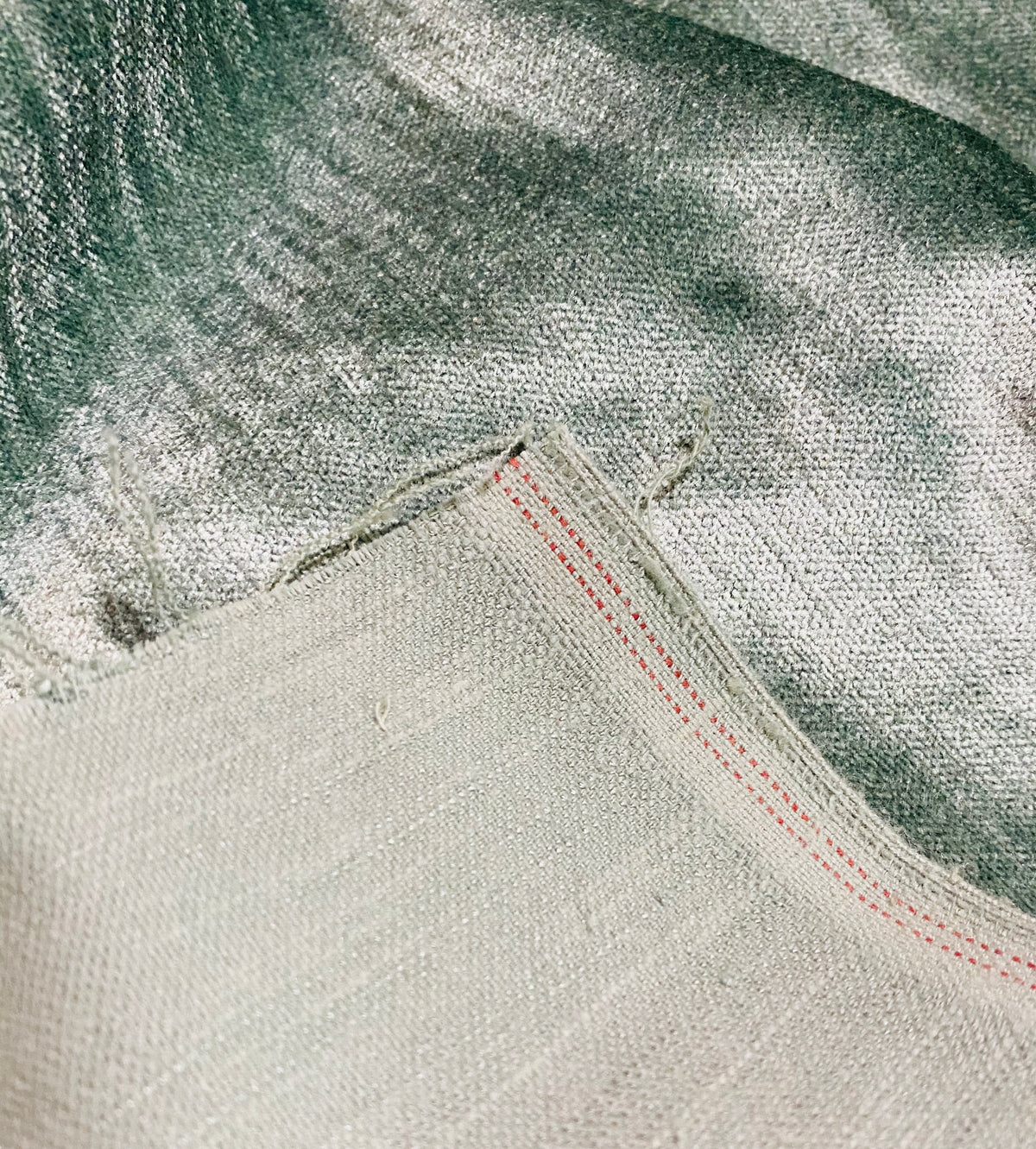 NEW! Lady Nicolette Designer Antiqued Velvet Fabric - Sage-Aqua Green - Upholstery BTY - Fancy Styles Fabric Pierre Frey Lee Jofa Brunschwig & Fils