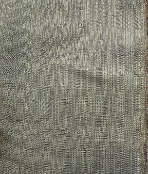 NEW! Lady Bridgette 100% Silk Dupioni Grey Pinstripe Stripe Fabric -SB_1_32 - Fancy Styles Fabric Pierre Frey Lee Jofa Brunschwig & Fils
