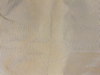 NEW Lady Bernadette 100% Silk Taffeta Fabric with Old Gold and Yellow 1/8” Pin Stripes SB_8_43 - Fancy Styles Fabric Pierre Frey Lee Jofa Brunschwig & Fils