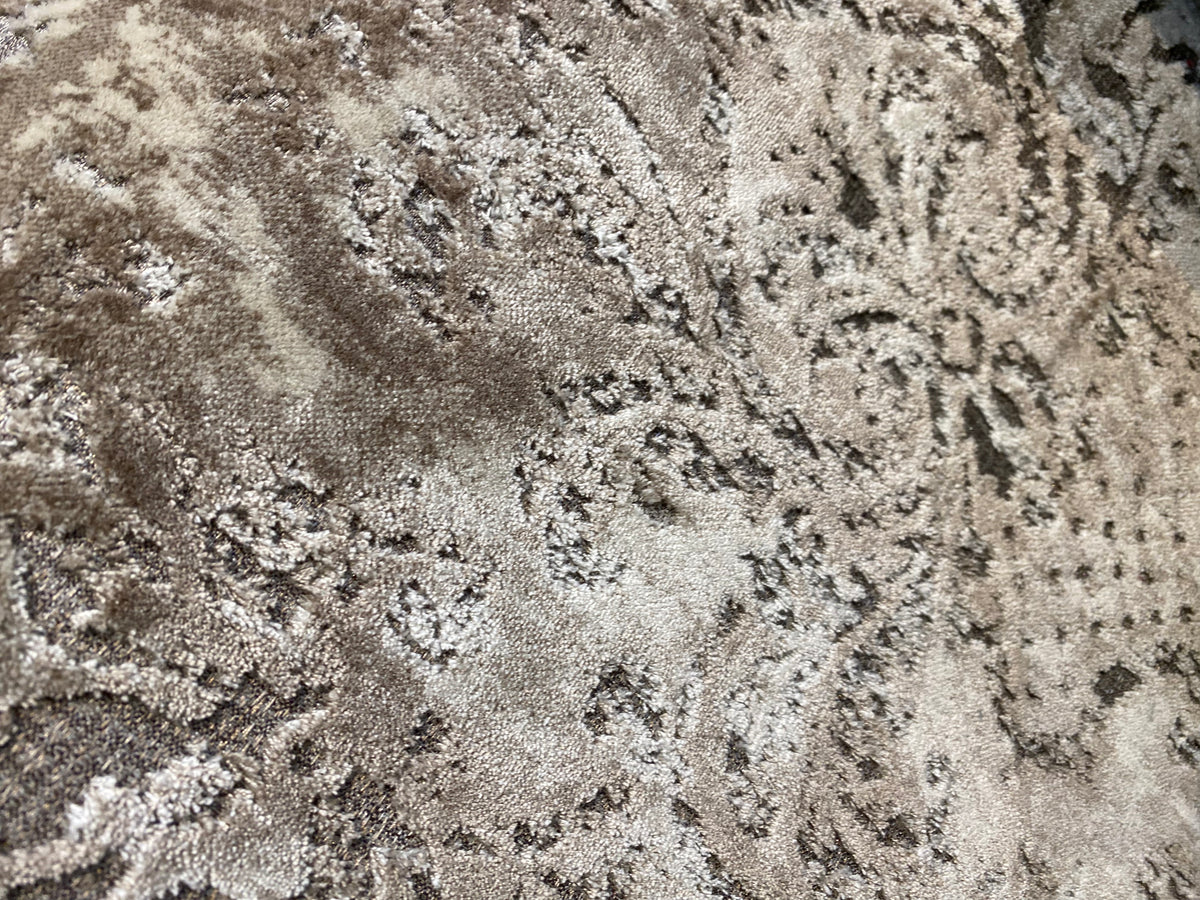 NEW Princess Panthers Novelty Made In Italy Brocade Velvet Fabric Antique Taupe Gray Venetian - Fancy Styles Fabric Pierre Frey Lee Jofa Brunschwig & Fils
