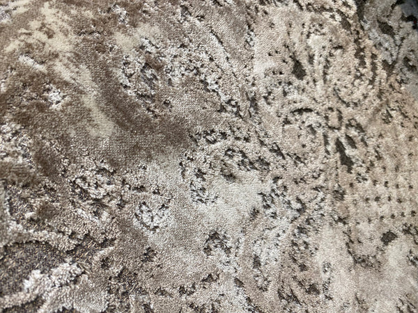 NEW Princess Panthers Novelty Made In Italy Brocade Velvet Fabric Antique Taupe Gray Venetian - Fancy Styles Fabric Pierre Frey Lee Jofa Brunschwig & Fils