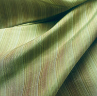 NEW! Lady Brittany 100% Silk Dupioni Green Microstripe Stripe Fabric - Fancy Styles Fabric Pierre Frey Lee Jofa Brunschwig & Fils
