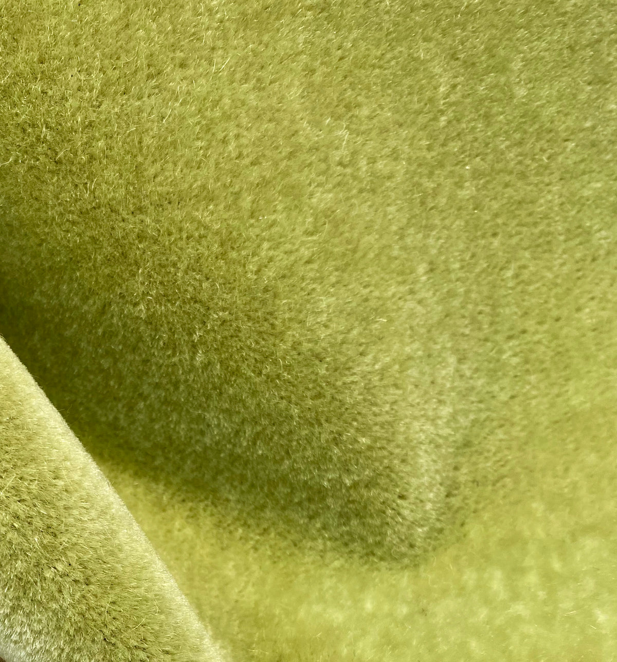 NEW! Prince Hudson - 100% Mohair Upholstery Velvet Fabric - Chartreuse Green - Fancy Styles Fabric Pierre Frey Lee Jofa Brunschwig & Fils