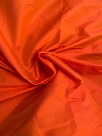 NEW Lady Augustina - Natural Fiber “Faux Silk Taffeta” in Electric Red with Yellow Iridescence - Viscose Fabric - Fancy Styles Fabric Pierre Frey Lee Jofa Brunschwig & Fils