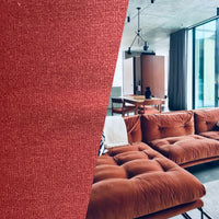 NEW! Prince Oliver - Designer 100% Cotton Made In Belgium Upholstery Velvet Fabric - Muted Red - Fancy Styles Fabric Pierre Frey Lee Jofa Brunschwig & Fils
