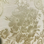 NEW! Lady Valerie Designer Brocade Satin Fabric - Yellow Neoclassical Floral Upholstery Damask - Fancy Styles Fabric Pierre Frey Lee Jofa Brunschwig & Fils