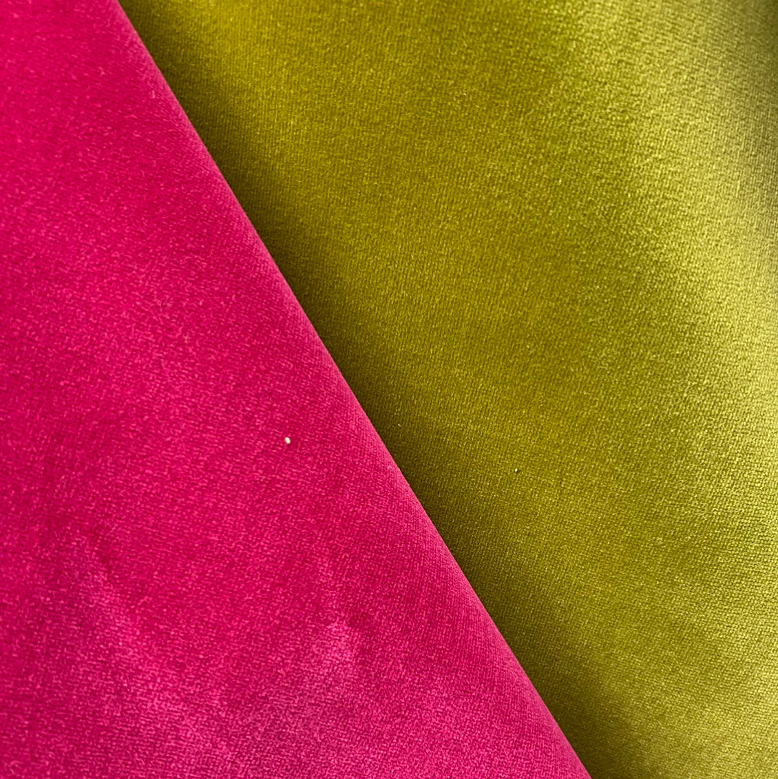NEW! Prince Oliver - Designer 100% Cotton Made In Belgium Upholstery Velvet Fabric - Icy Kiwi - Fancy Styles Fabric Pierre Frey Lee Jofa Brunschwig & Fils