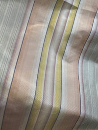 NEW Lady Grenada 100% Silk Taffeta Fabric- Pastel Stripes - Fancy Styles Fabric Pierre Frey Lee Jofa Brunschwig & Fils