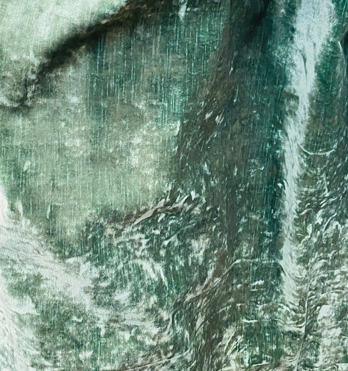NEW! Lady Francine Designer Antiqued Velvet Fabric - Jade Green - Upholstery - Fancy Styles Fabric Pierre Frey Lee Jofa Brunschwig & Fils