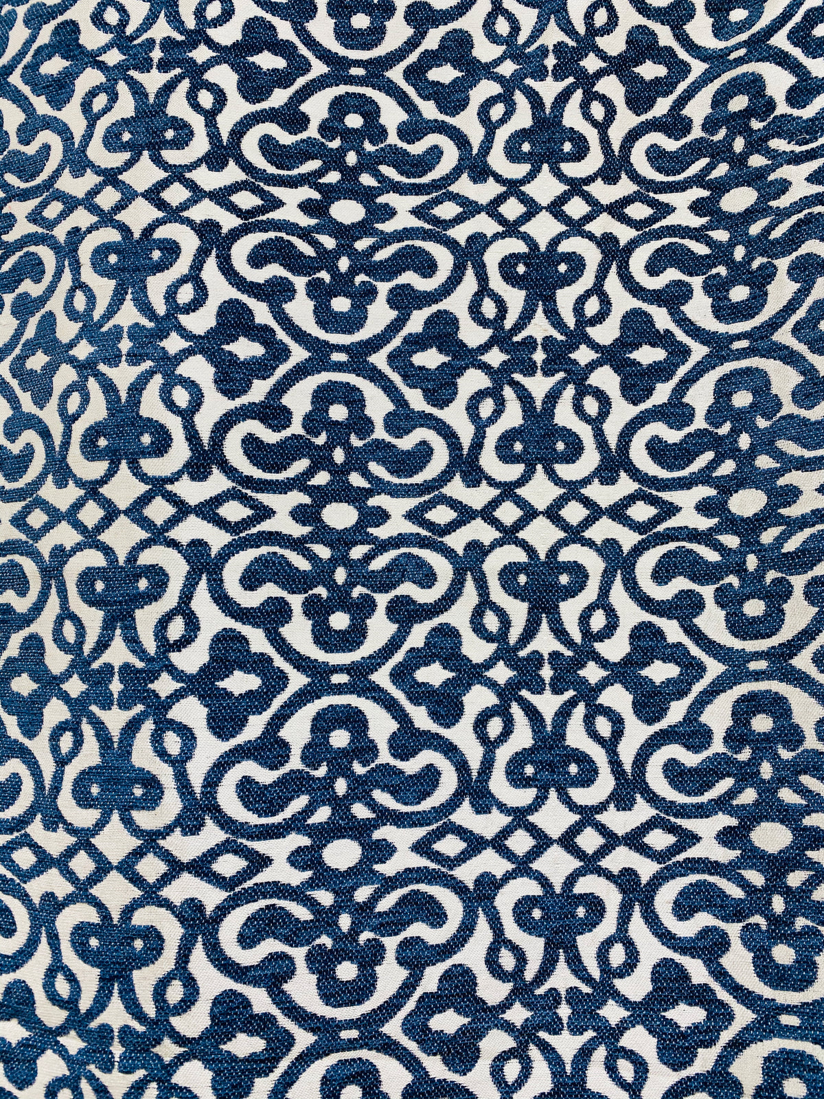 NEW! Duchess Eve Antique Inspired French Burnout Chenille Medallion Velvet Fabric- Blue - Fancy Styles Fabric Pierre Frey Lee Jofa Brunschwig & Fils