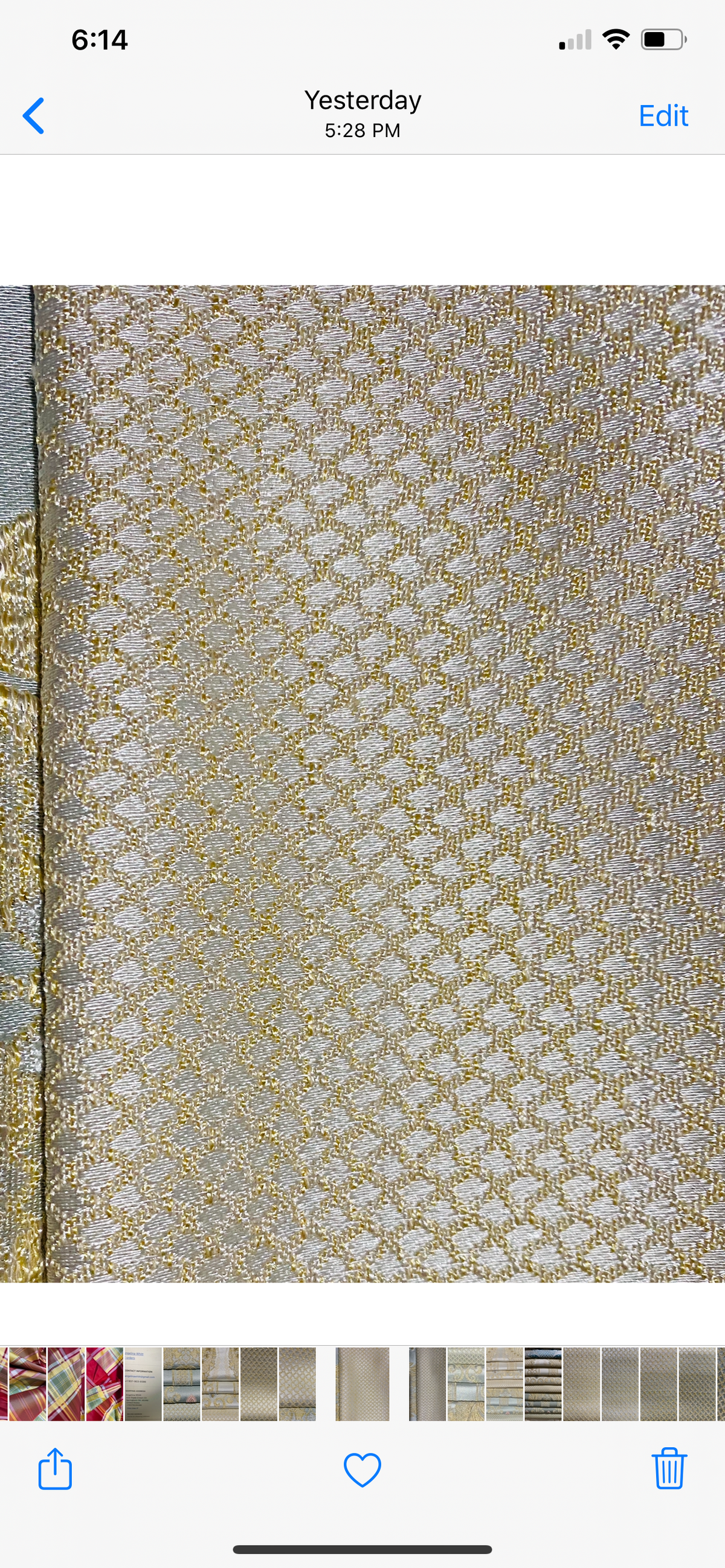 NEW Queen Helen (Matching to Queen Antionette) Novelty Ritz Neoclassical Brocade Diamond Satin Fabric - Ivory - Fancy Styles Fabric Pierre Frey Lee Jofa Brunschwig & Fils