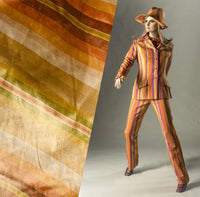 NEW Prince Charming 100% Silk Dupioni Fabric - Sunshine Stripes - Fancy Styles Fabric Pierre Frey Lee Jofa Brunschwig & Fils