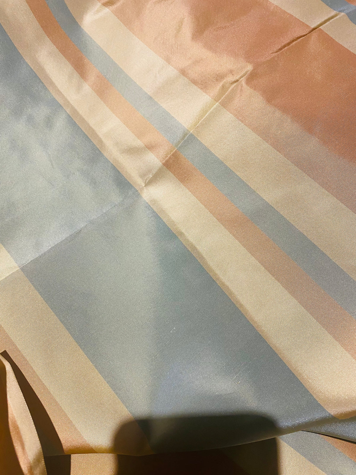 NEW Lady Gratis 100% Silk Taffeta Fabric Blue and Pink Stripes SB_1_16 - Fancy Styles Fabric Pierre Frey Lee Jofa Brunschwig & Fils