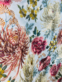 NEW! Lady Larissa Novelty Floral Embroidery Upholstery & Decorating Fabric - Fancy Styles Fabric Pierre Frey Lee Jofa Brunschwig & Fils