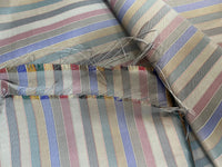 NEW Duchess Roxanne 100% Silk Taffeta Stripes - Blue-Grey SB_1_61 - Fancy Styles Fabric Pierre Frey Lee Jofa Brunschwig & Fils