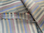 NEW Duchess Roxanne 100% Silk Taffeta Stripes - Blue-Grey SB_1_61