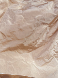 NEW Novelty Couture 100% Silk Taffeta Copper Crystal Beaded Fabric Cream - Fancy Styles Fabric Pierre Frey Lee Jofa Brunschwig & Fils