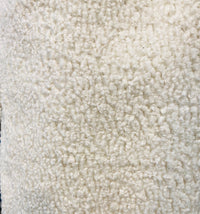 NEW Sir Hugo Designer Upholstery Boucle Sherpa Faux Fur Fabric in Cream White - Fancy Styles Fabric Pierre Frey Lee Jofa Brunschwig & Fils