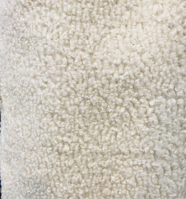 NEW Sir Hugo Designer Upholstery Boucle Sherpa Faux Fur Fabric in Cream White - Fancy Styles Fabric Pierre Frey Lee Jofa Brunschwig & Fils
