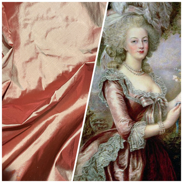 NEW Lady Lisa Designer 100% Silk Ultra Icy Red Taffeta Fabric - Fancy Styles Fabric Pierre Frey Lee Jofa Brunschwig & Fils