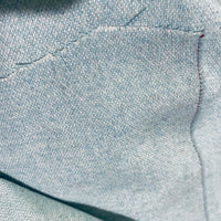 NEW Lady Burga Woven Wool Apparel Fabric Light Blue with Metallic Silver Specs - Fancy Styles Fabric Pierre Frey Lee Jofa Brunschwig & Fils