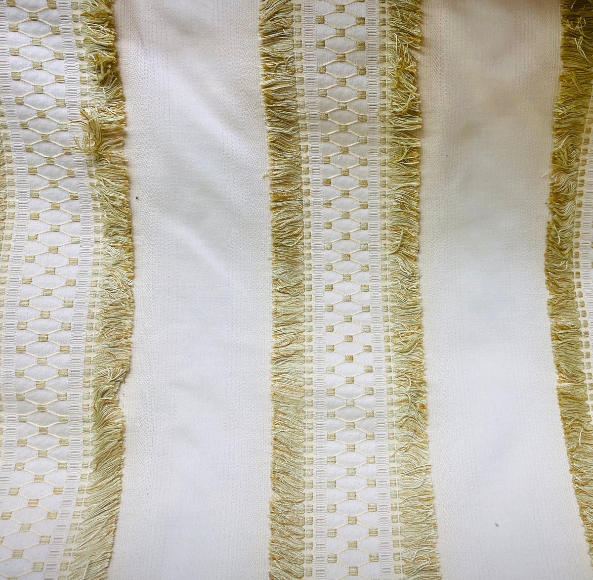 NEW Queen Talia Italian Novelty Neoclassical Tassel Dot Fabric - Parchment - Fancy Styles Fabric Pierre Frey Lee Jofa Brunschwig & Fils