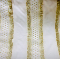 NEW Queen Talia Italian Novelty Neoclassical Tassel Dot Fabric - Parchment - Fancy Styles Fabric Pierre Frey Lee Jofa Brunschwig & Fils